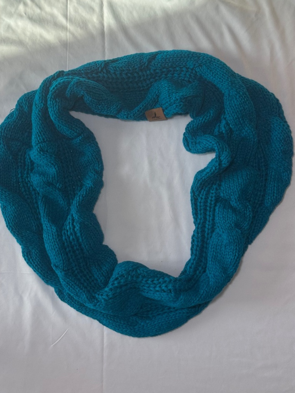 Teal Knit Scarf